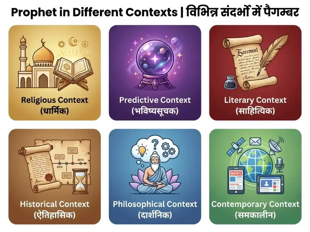 Prophet in Different Contexts-PROPHET Meaning in Hind