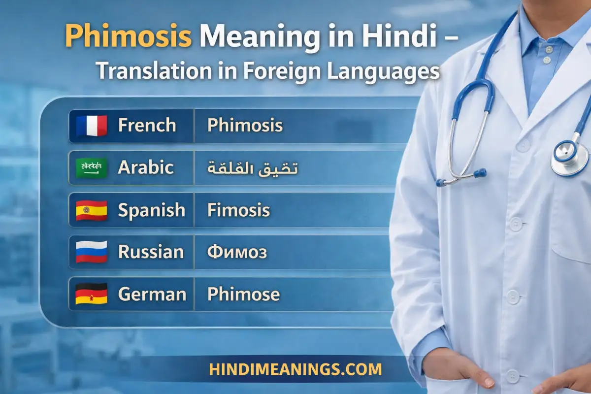 Phimosis Meaning in Hindi – Translation in Foreign 