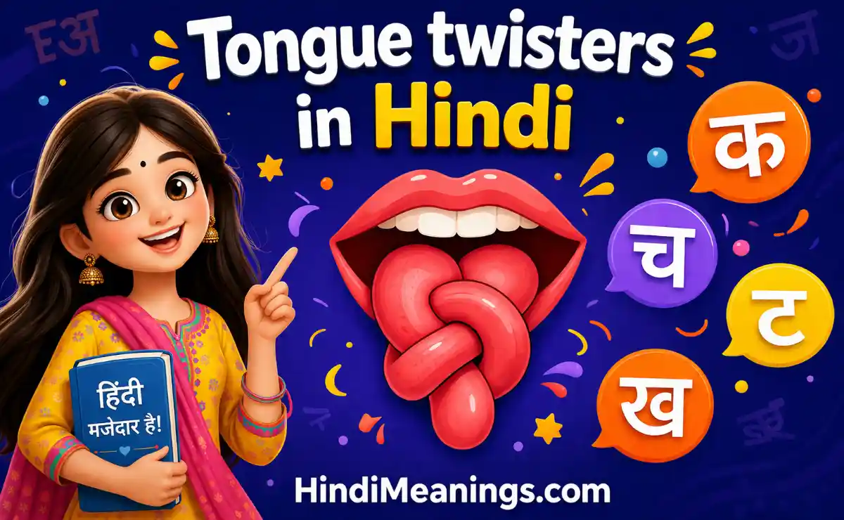 Dirty Tongue Twisters in Hindi with Explanation | मज़ेदार हिंदी टंग ट्विस्टर