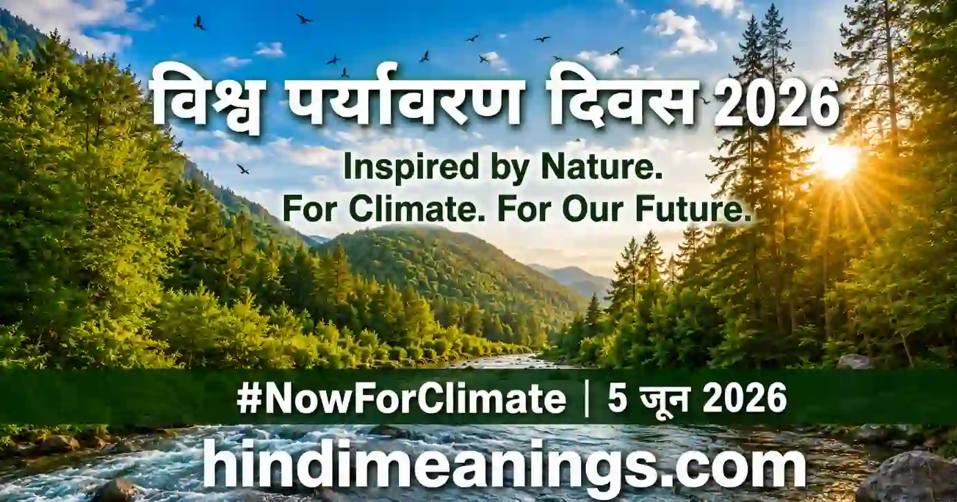 World Environment Day in Hindi