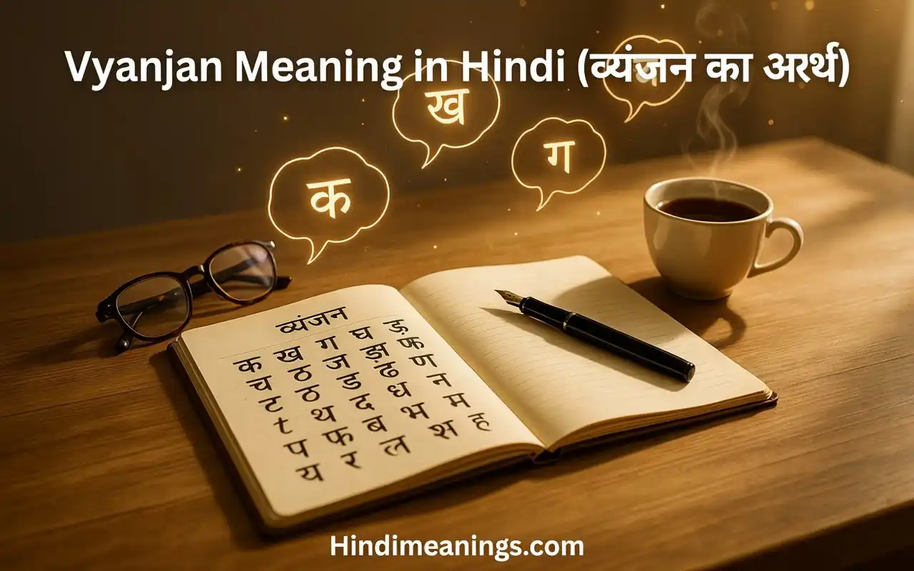 Vyanjan Meaning in Hindi