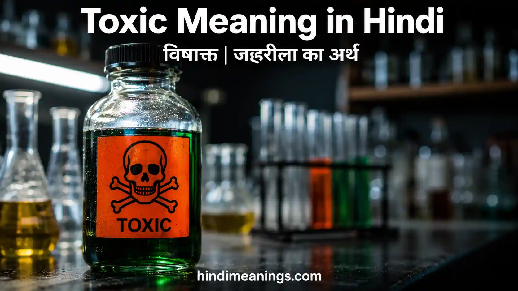 toxic meaning in hindi