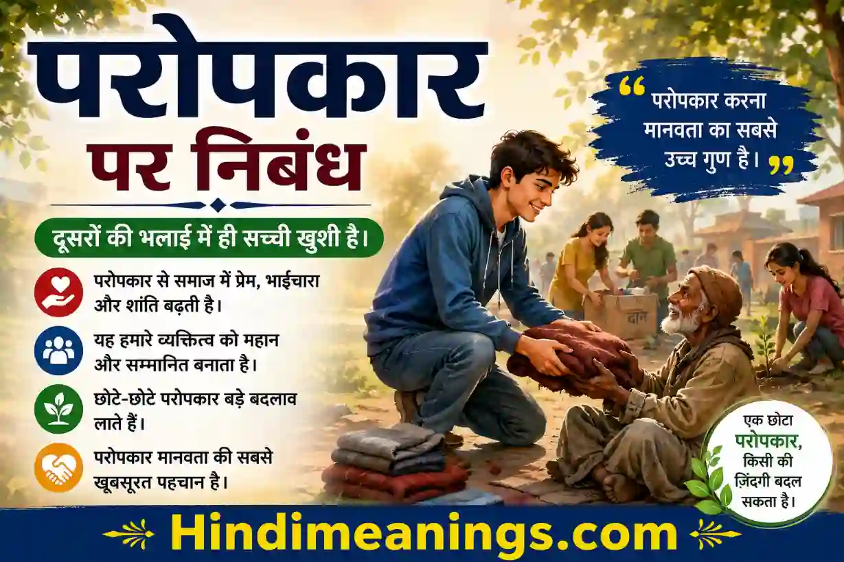 Paropkar par nibandh