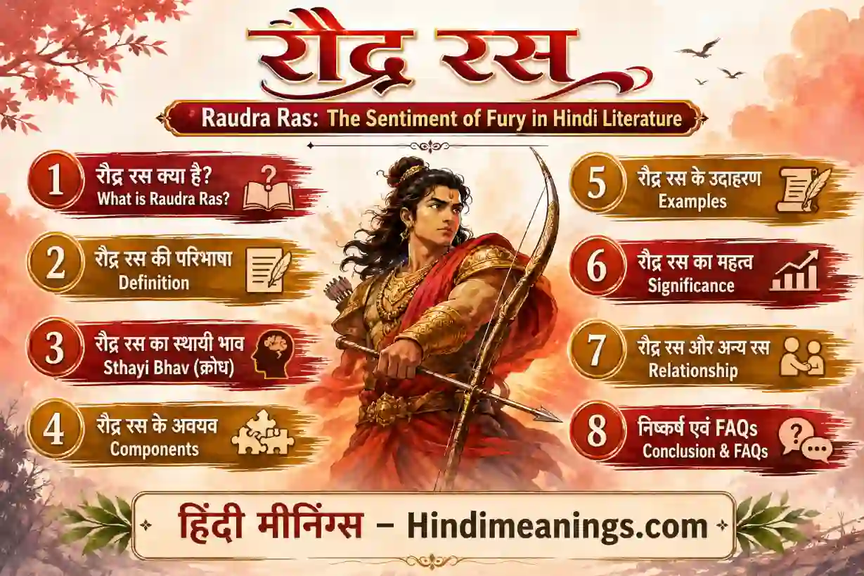 Raudra Ras Ki Paribhasha