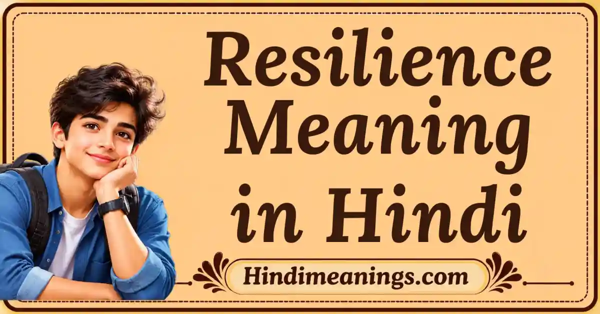 Resilience Meaning in Hindi
