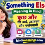Something Else Meaning in Hindi | कुछ और का अर्थ, उदाहरण और पर्यायवाची