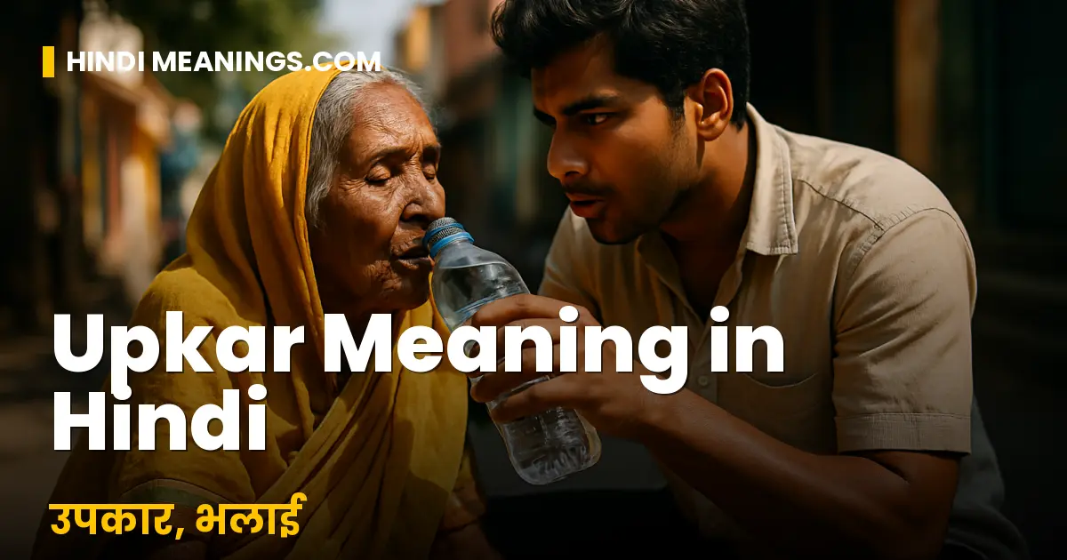 Upkar Meaning in Hindi
